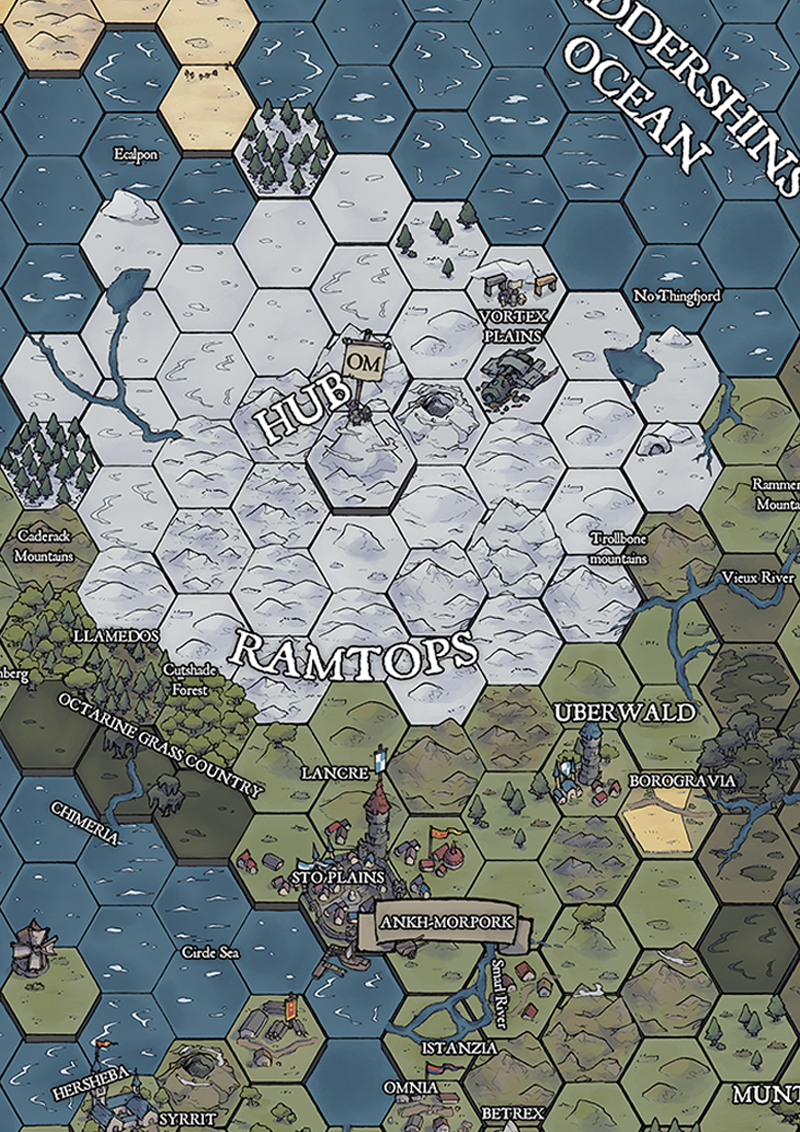 Discworld Map tiles